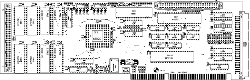 Platinenlayout des BISU-P-CONTROLLERS Baugruppen