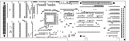 Platinenlayout des BISU-P-CONTROLLERS Versorgungslage GND (Vollschicht)