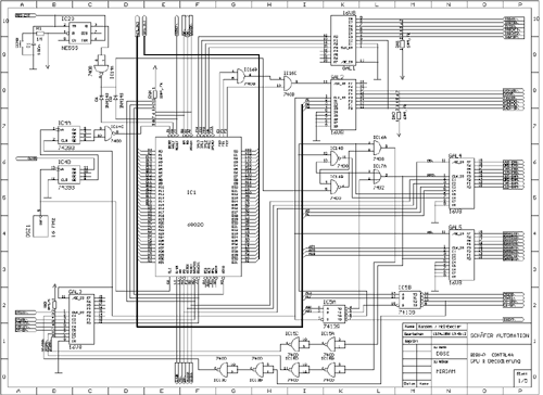 Schaltplan des BISU-P-CONTROLLERS 1/5