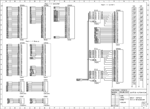 Schaltplan des BISU-P-CONTROLLERS 4/5