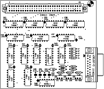 Blockschaltbild Interfacekarte