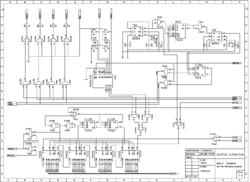 Schaltplan des BISU-P-INTERFACES  1/2